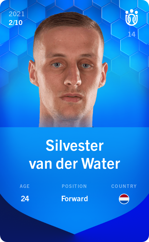 Sorare - Sorare Official - Silvester van der Water 2021-22 • Super Rare 2/10 - NFT # 93832297756889330498561382752456079519088581462499092941999858979497922930266