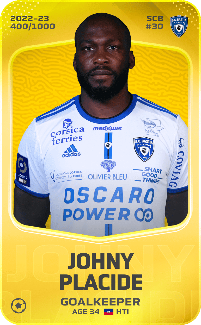 Johny Placide 2022-23 • Limited 400/1000