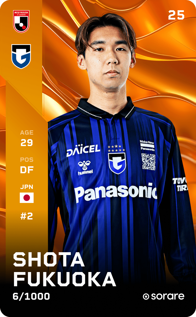 Shota Fukuoka 2025-26 • Limited 6/1000