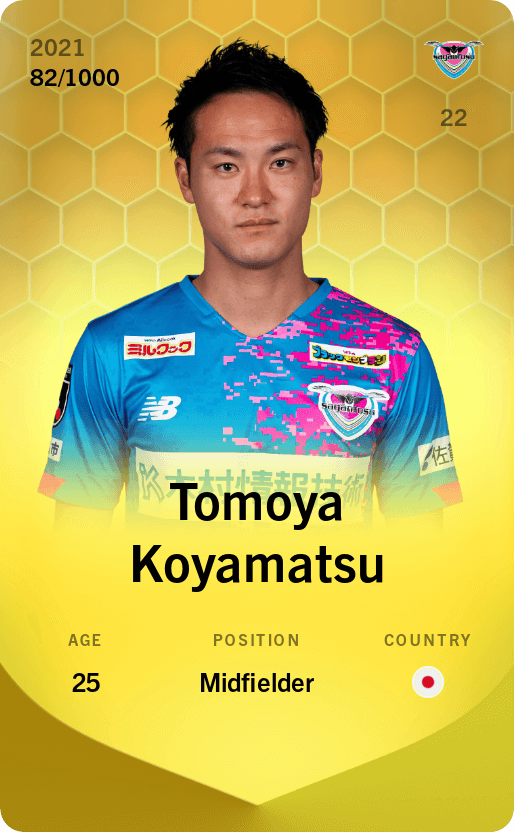 Tomoya Koyamatsu 2021-22 • Limited 82/1000