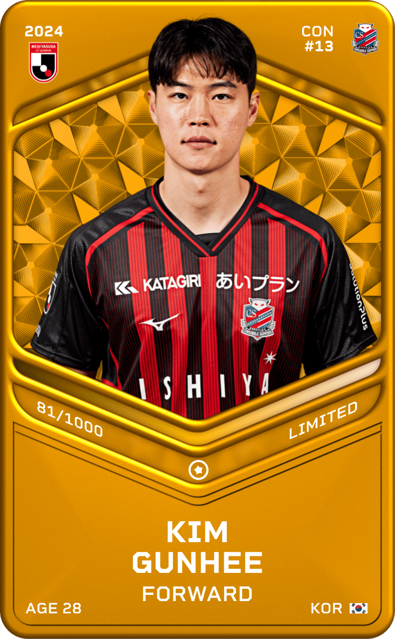 Kim GUNHEE 2024-25 • Limited 81/1000