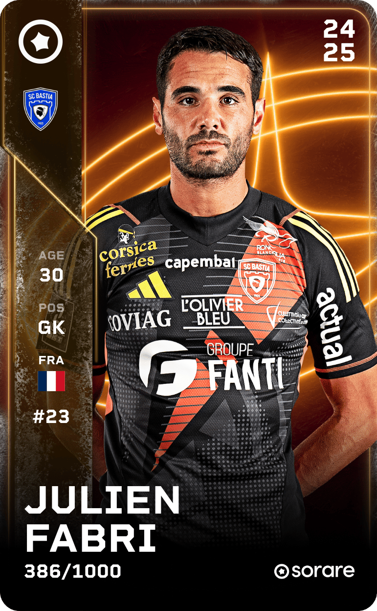 Julien Fabri 2024-25 • Limited 386/1000