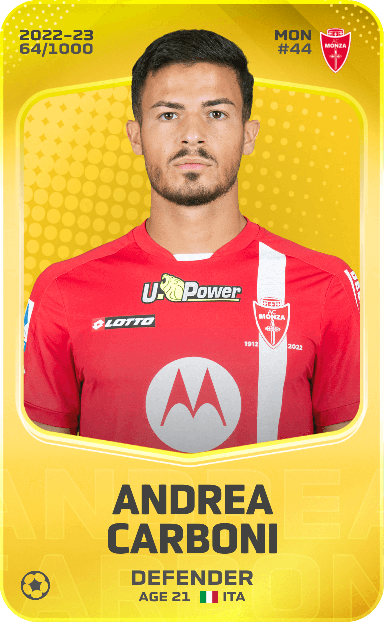Andrea Carboni 2022-23 • Limited 64/1000