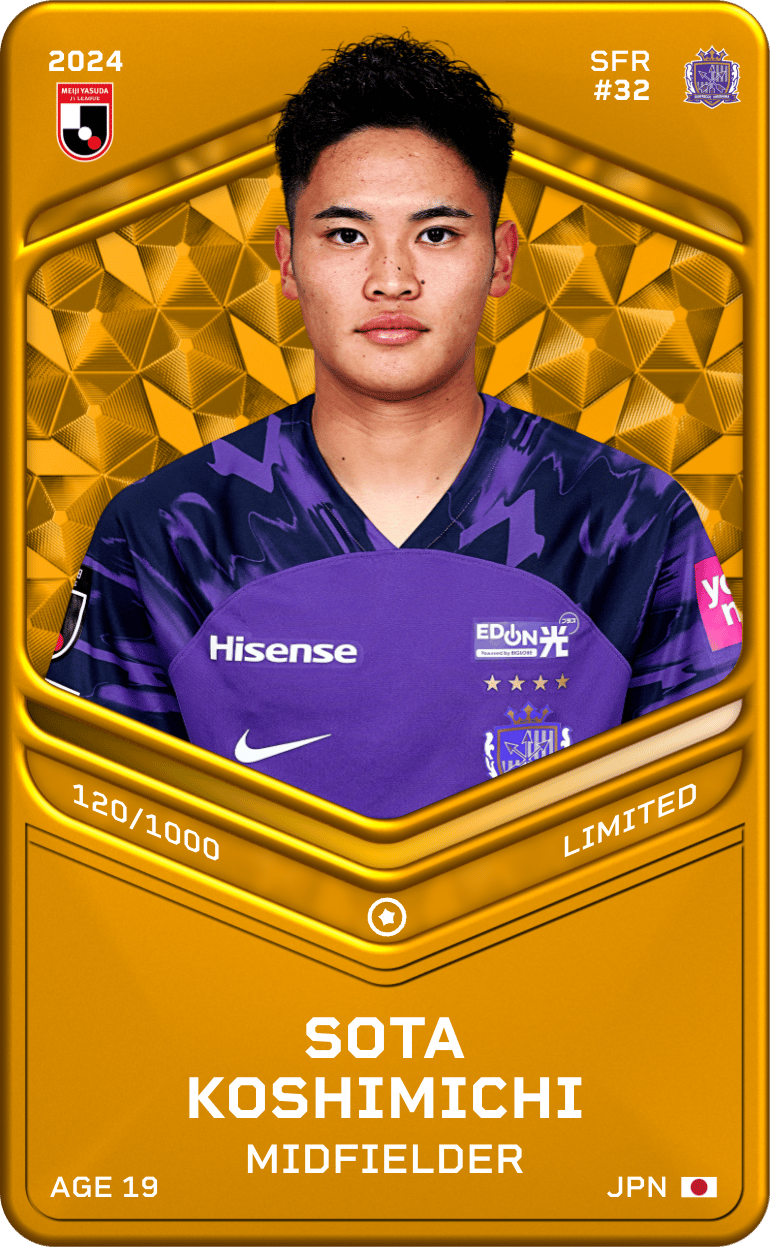 Sota Koshimichi 2024-25 • Limited 120/1000