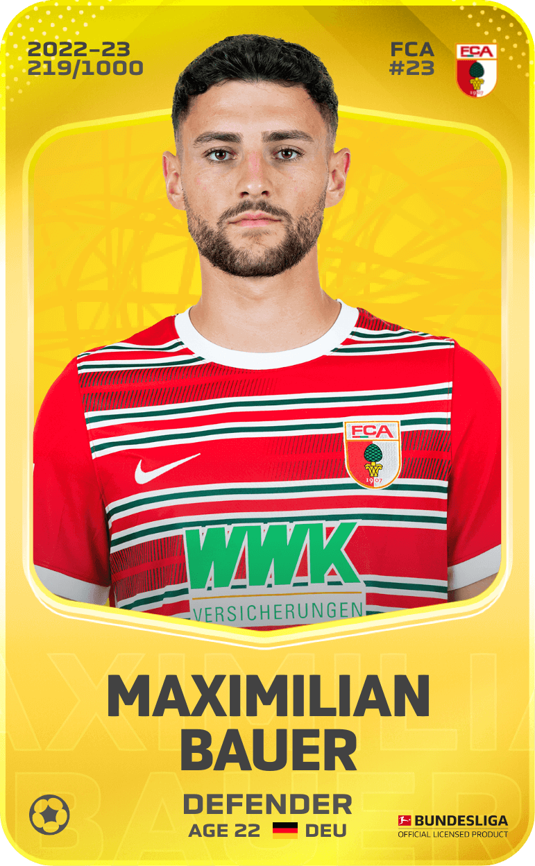 Maximilian Bauer 2022-23 • Limited 219/1000