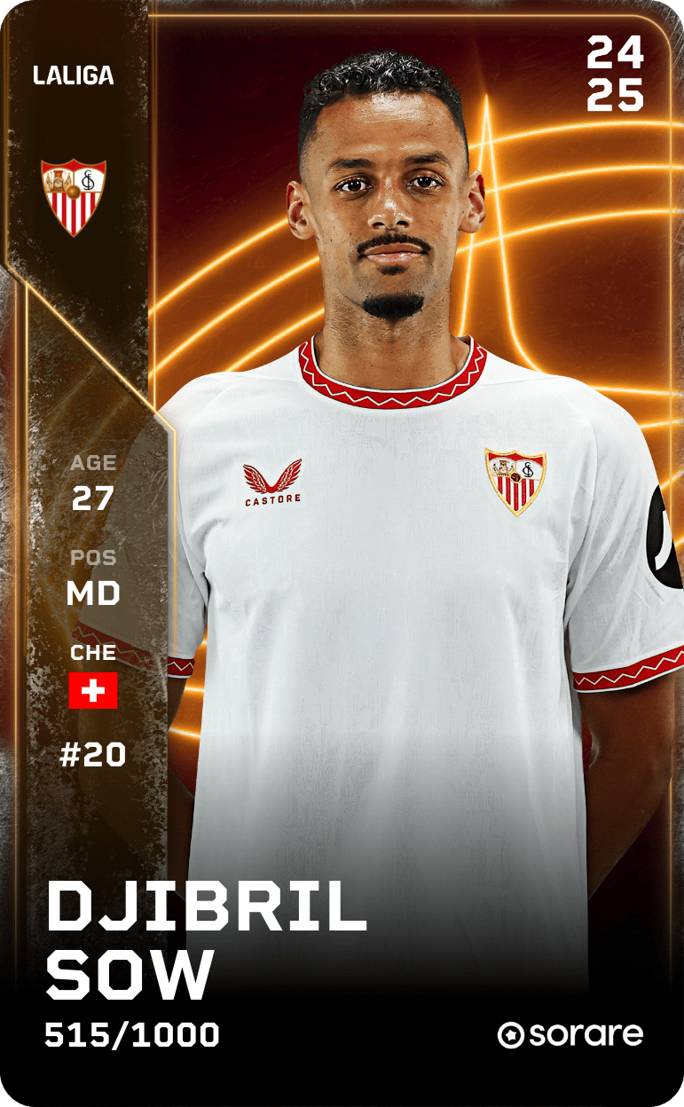 Djibril Sow 2024-25 • Limited 515/1000