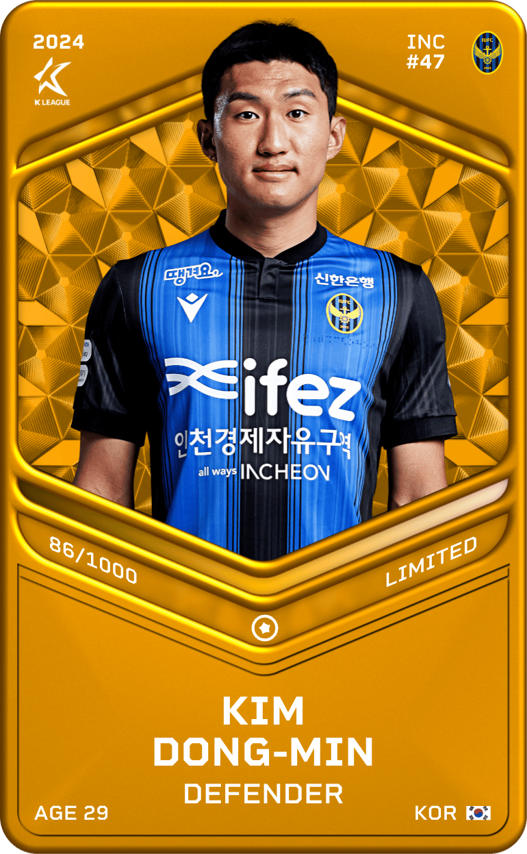 Kim Dong-Min 2024-25 • Limited 86/1000