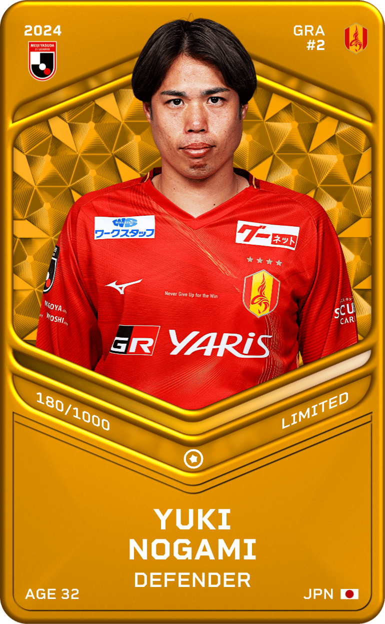 Yuki Nogami 2024-25 • Limited 180/1000