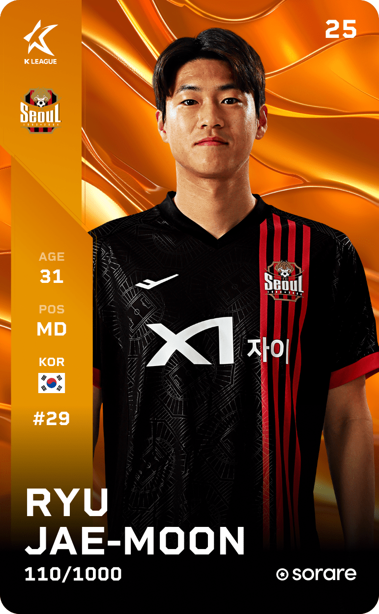 Ryu Jae-Moon 2025-26 • Limited 110/1000