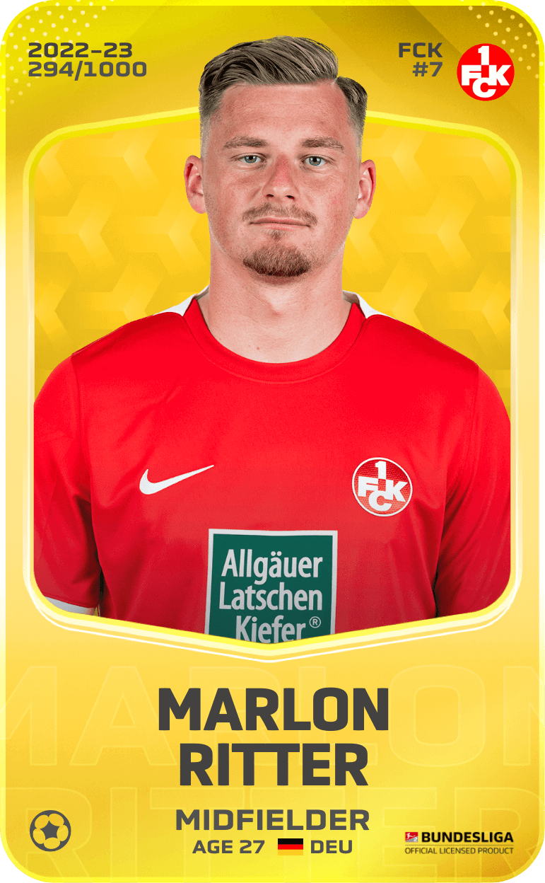 Marlon Ritter 2022-23 • Limited 294/1000