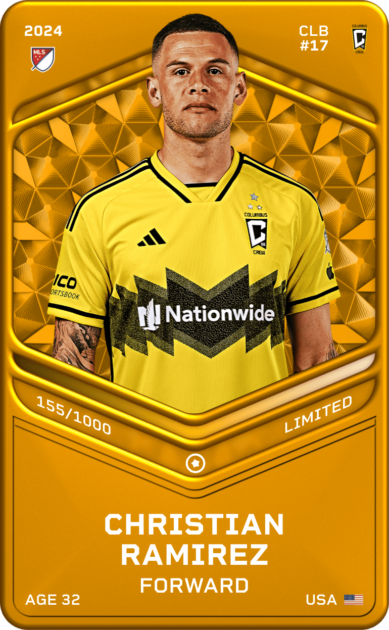 Christian Ramírez 2024-25 • Limited 155/1000
