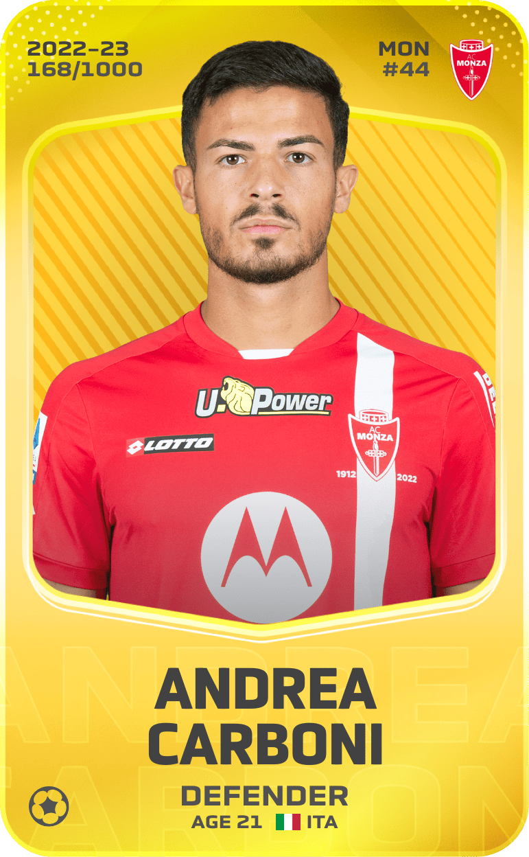 Andrea Carboni 2022-23 • Limited 168/1000