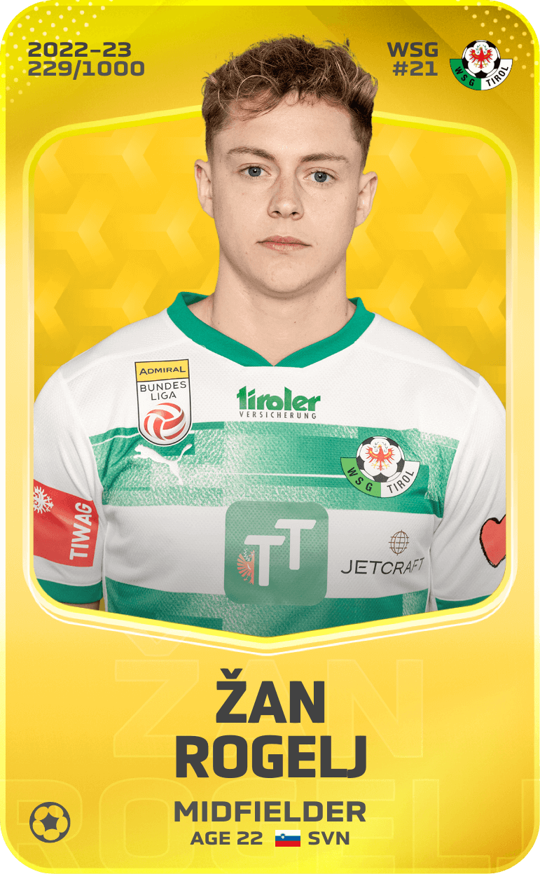 Žan Rogelj 2022-23 • Limited 229/1000