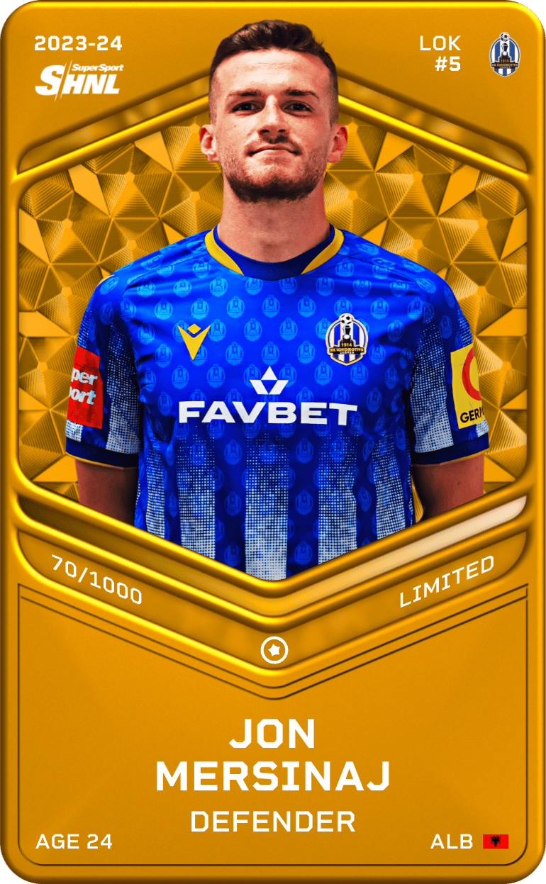 Jon Mersinaj 2023-24 • Limited 70/1000