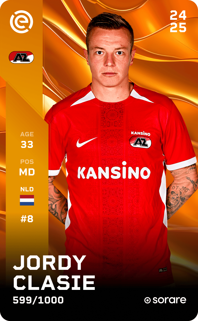 Jordy Clasie 2024-25 • Limited 599/1000