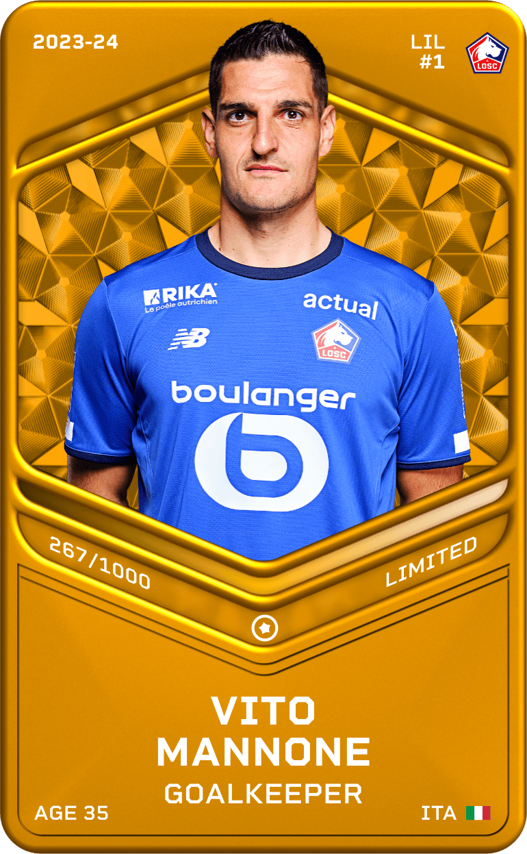 Vito Mannone 2023-24 • Limited 267/1000