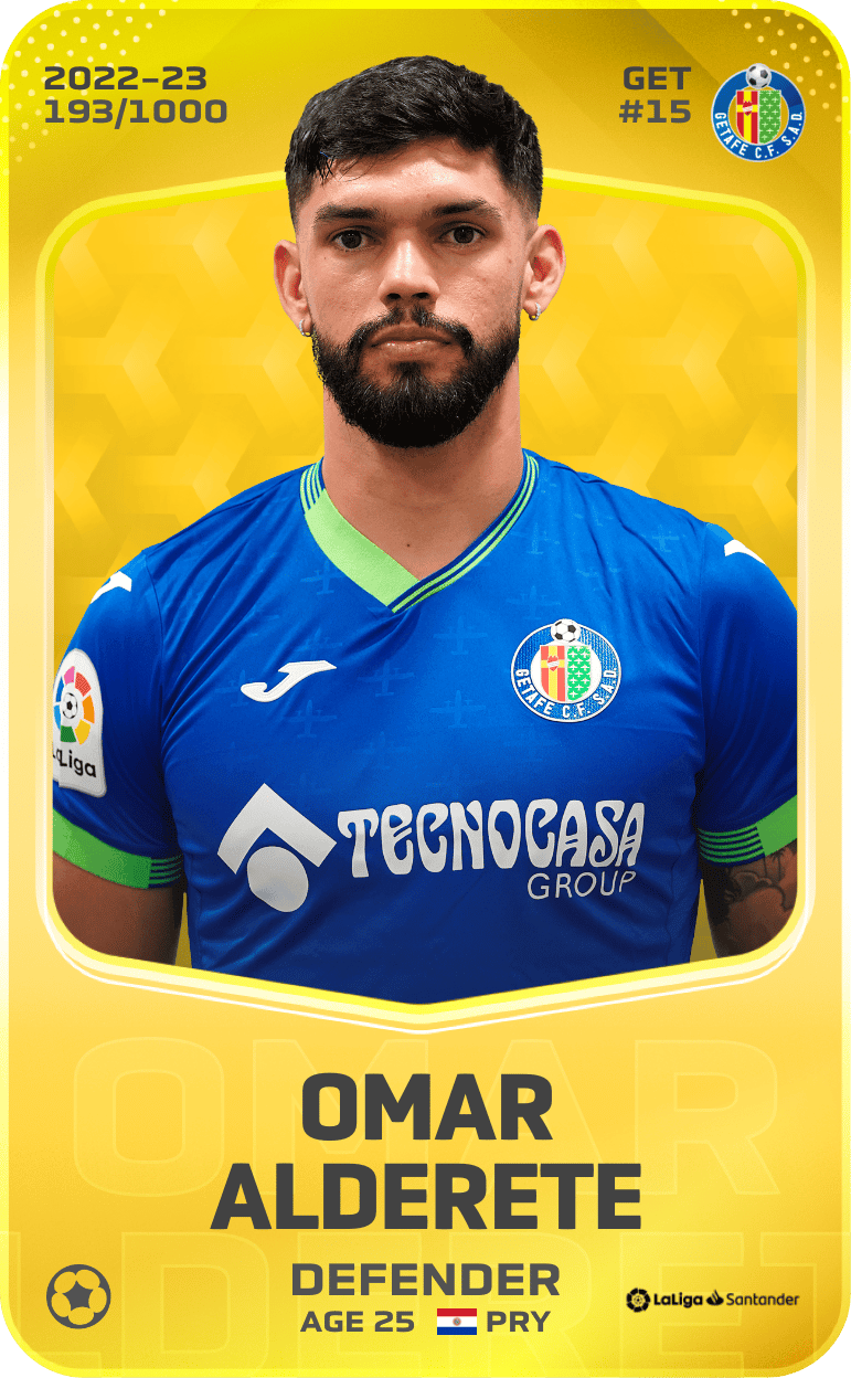 Omar Alderete 2022-23 • Limited 193/1000