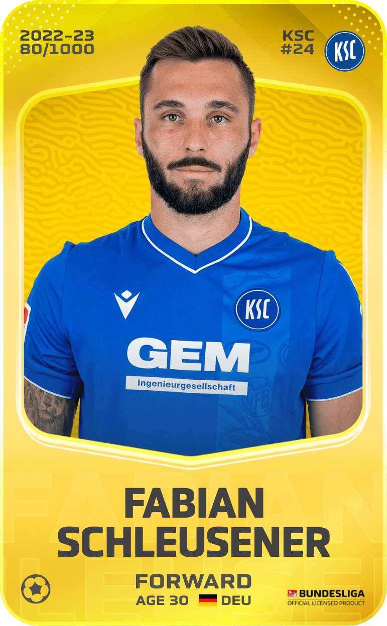 Fabian Schleusener 2022-23 • Limited 80/1000