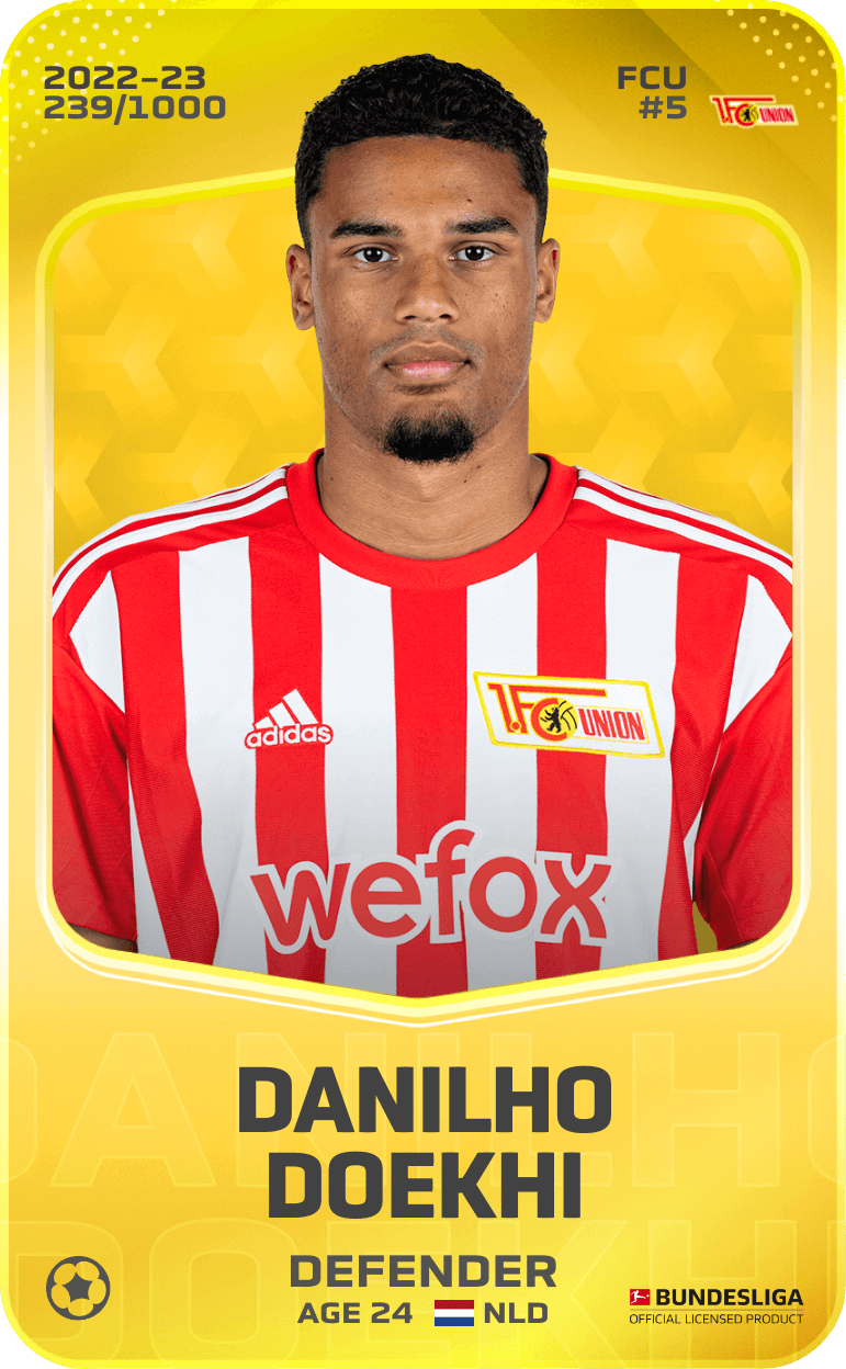 Danilho Doekhi 2022-23 • Limited 239/1000
