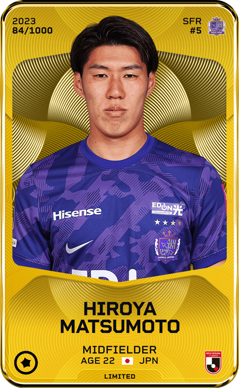 Hiroya Matsumoto 2023-24 • Limited 84/1000