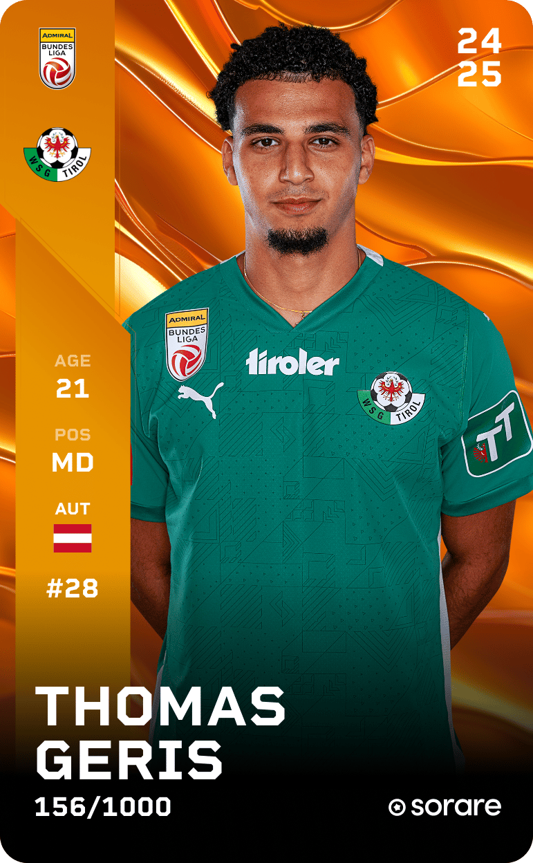 Thomas Geris 2024-25 • Limited 156/1000