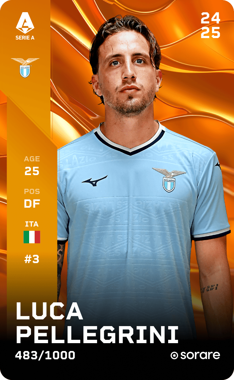 Luca Pellegrini 2024-25 • Limited 483/1000