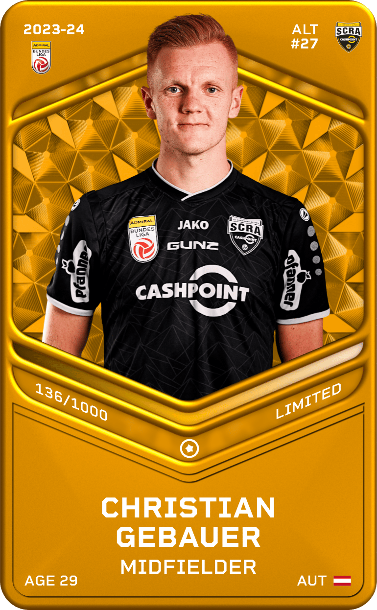 Christian Gebauer 2023-24 • Limited 136/1000