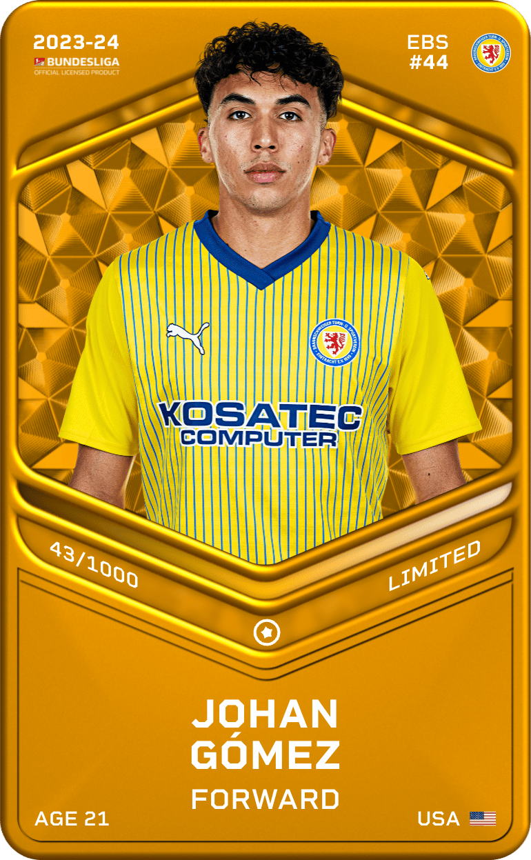 Johan Gómez 2023-24 • Limited 43/1000