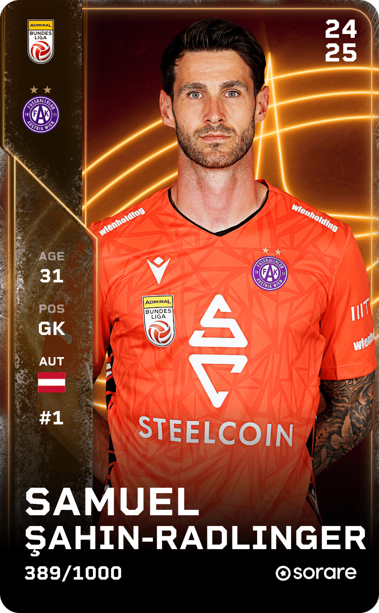 Samuel Sahin-Radlinger 2024-25 • Limited 389/1000