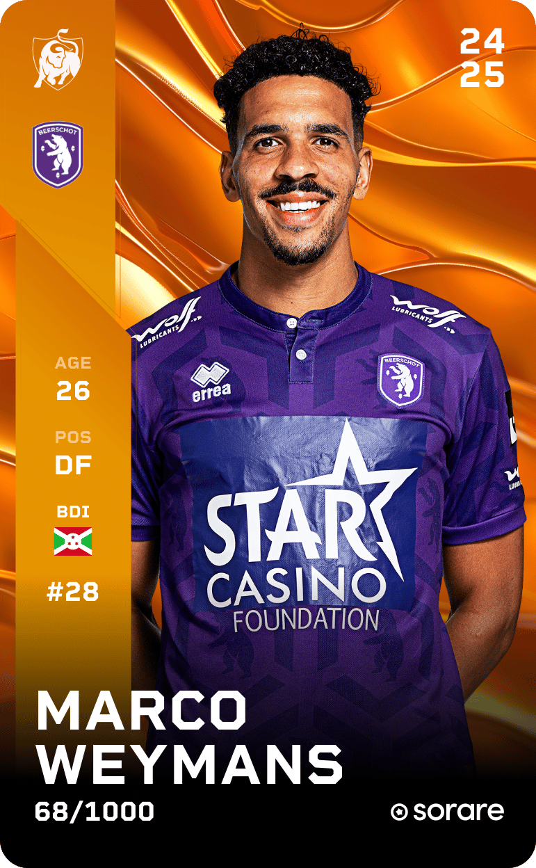 Marco Weymans 2024-25 • Limited 68/1000