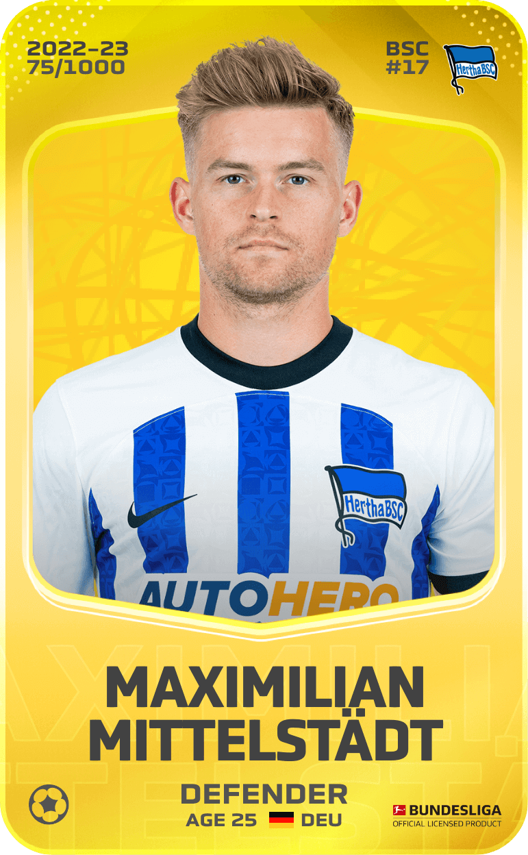 Maximilian Mittelstädt 2022-23 • Limited 75/1000