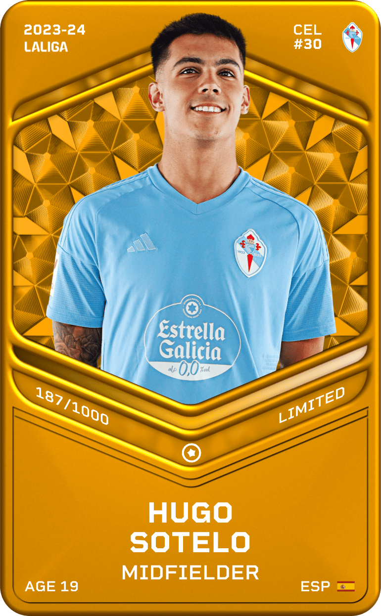 Hugo Sotelo 2023-24 • Limited 187/1000
