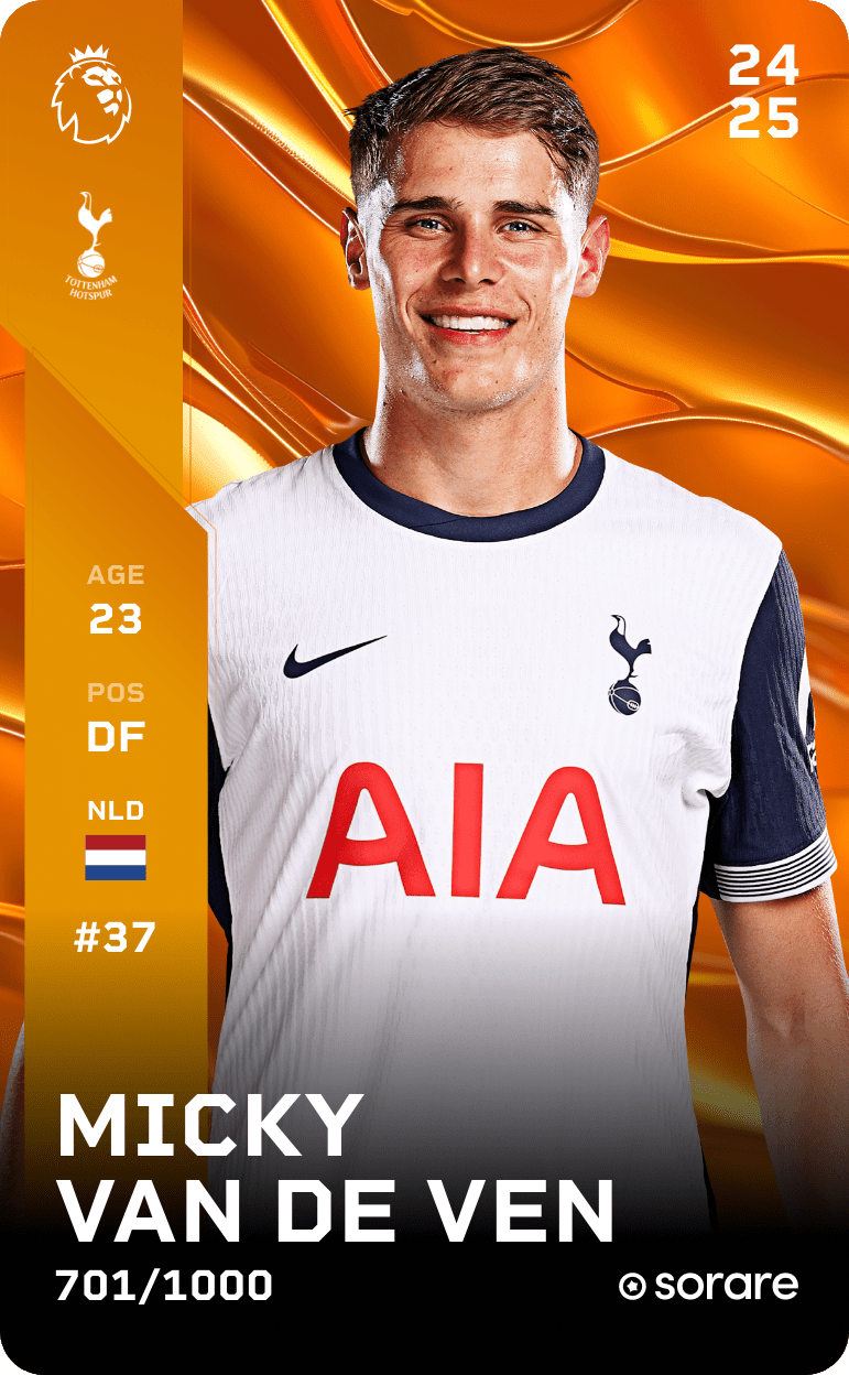 Micky van de Ven 2024-25 • Limited 701/1000