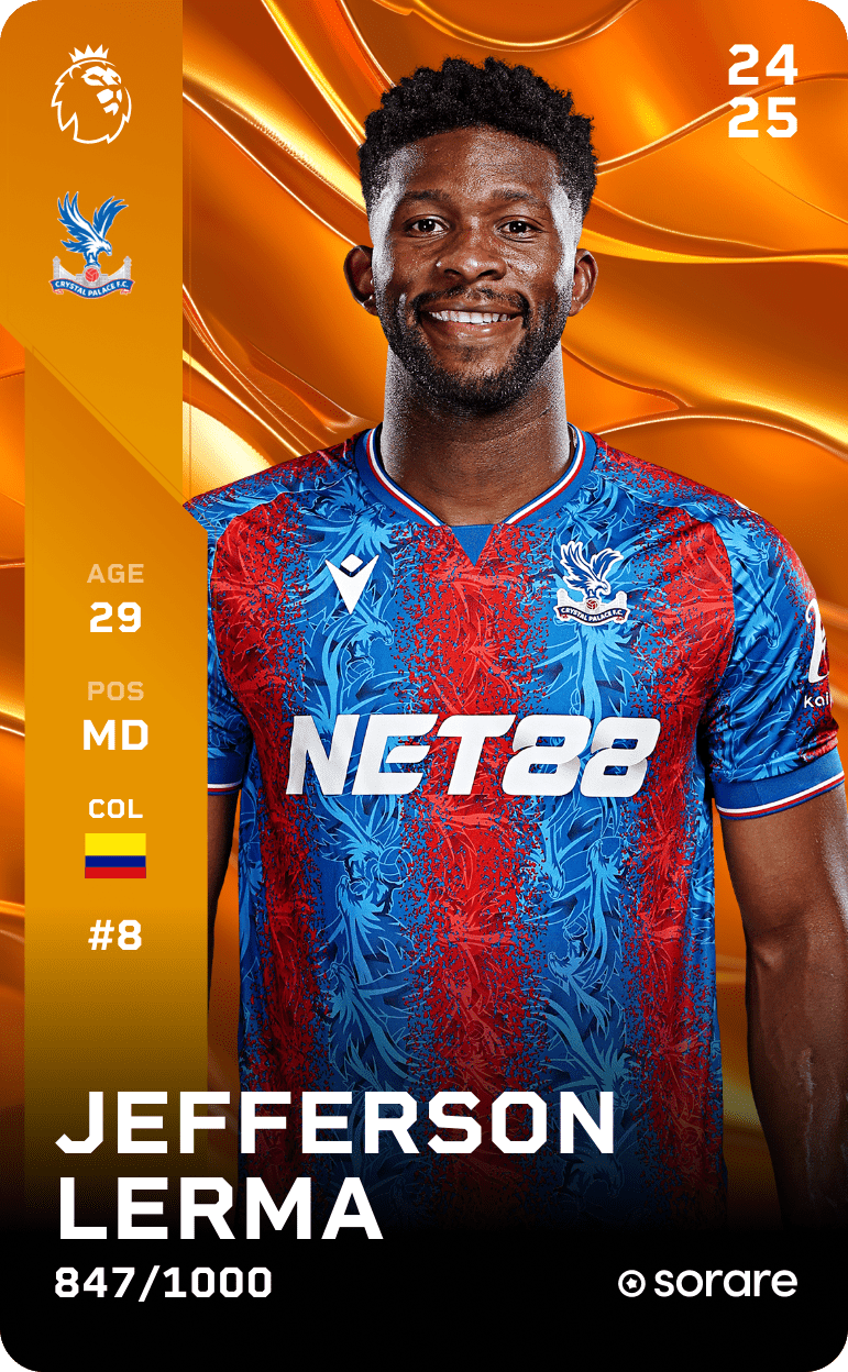 Jefferson Lerma 2024-25 • Limited 847/1000