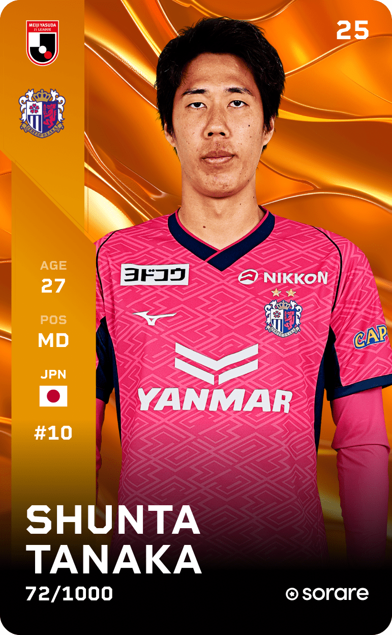 Shunta Tanaka 2025-26 • Limited 72/1000