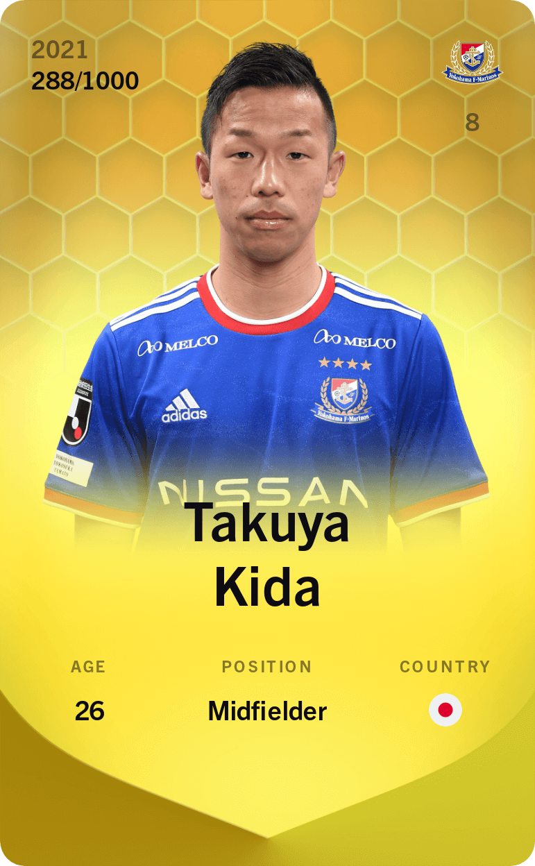 Takuya Kida 2021-22 • Limited 288/1000