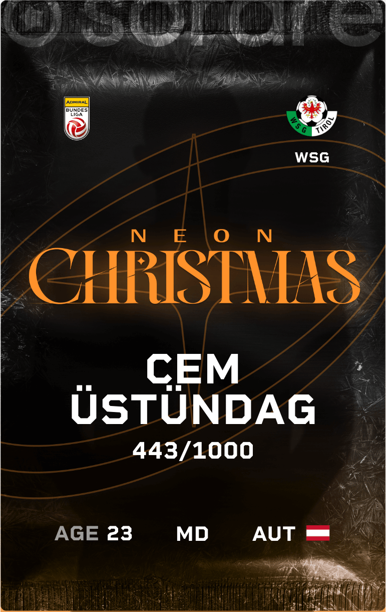 Cem Üstündag 2024-25 • Limited 443/1000