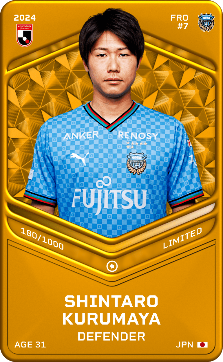 Shintaro Kurumaya 2024-25 • Limited 180/1000