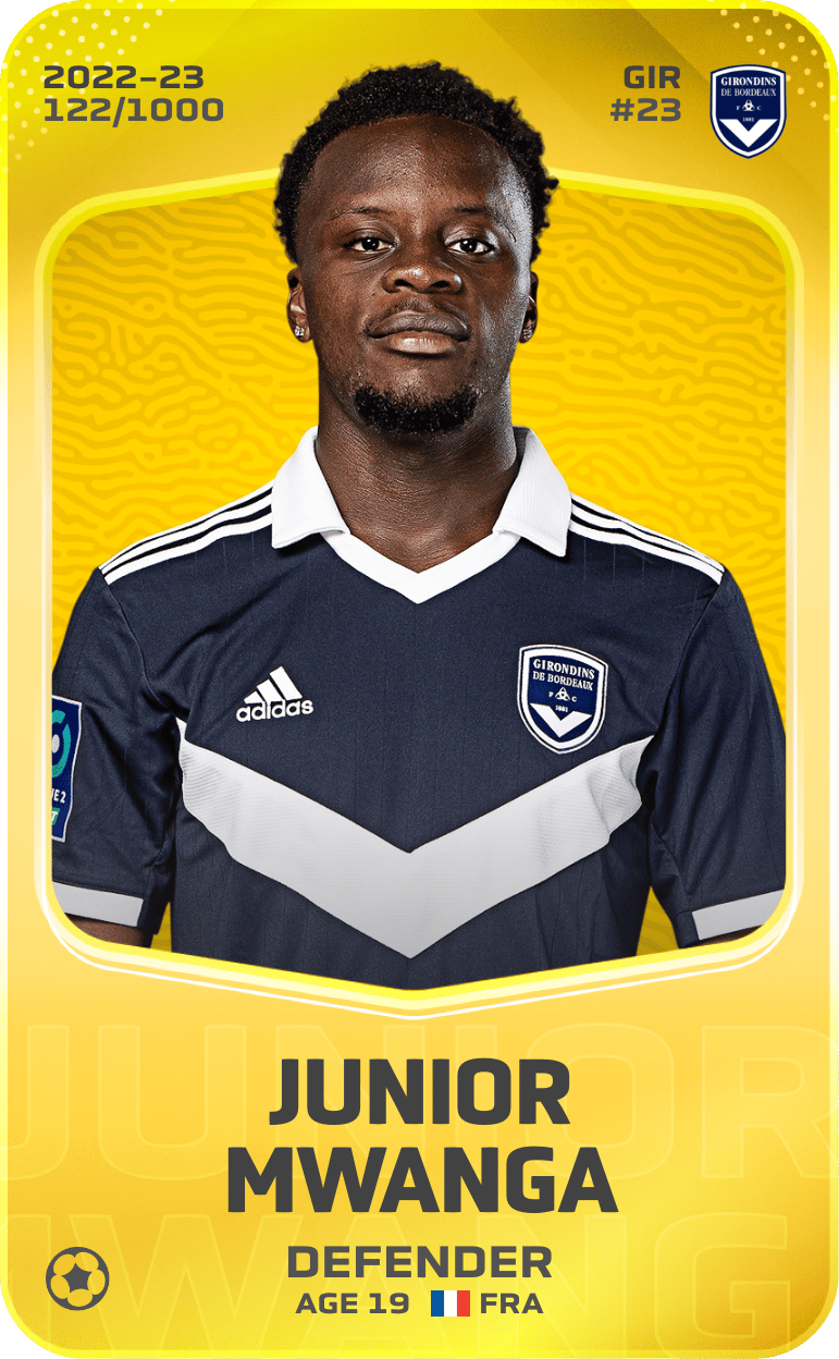 Junior Mwanga 2022-23 • Limited 122/1000