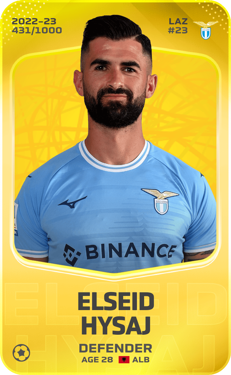 Elseid Hysaj 2022-23 • Limited 431/1000