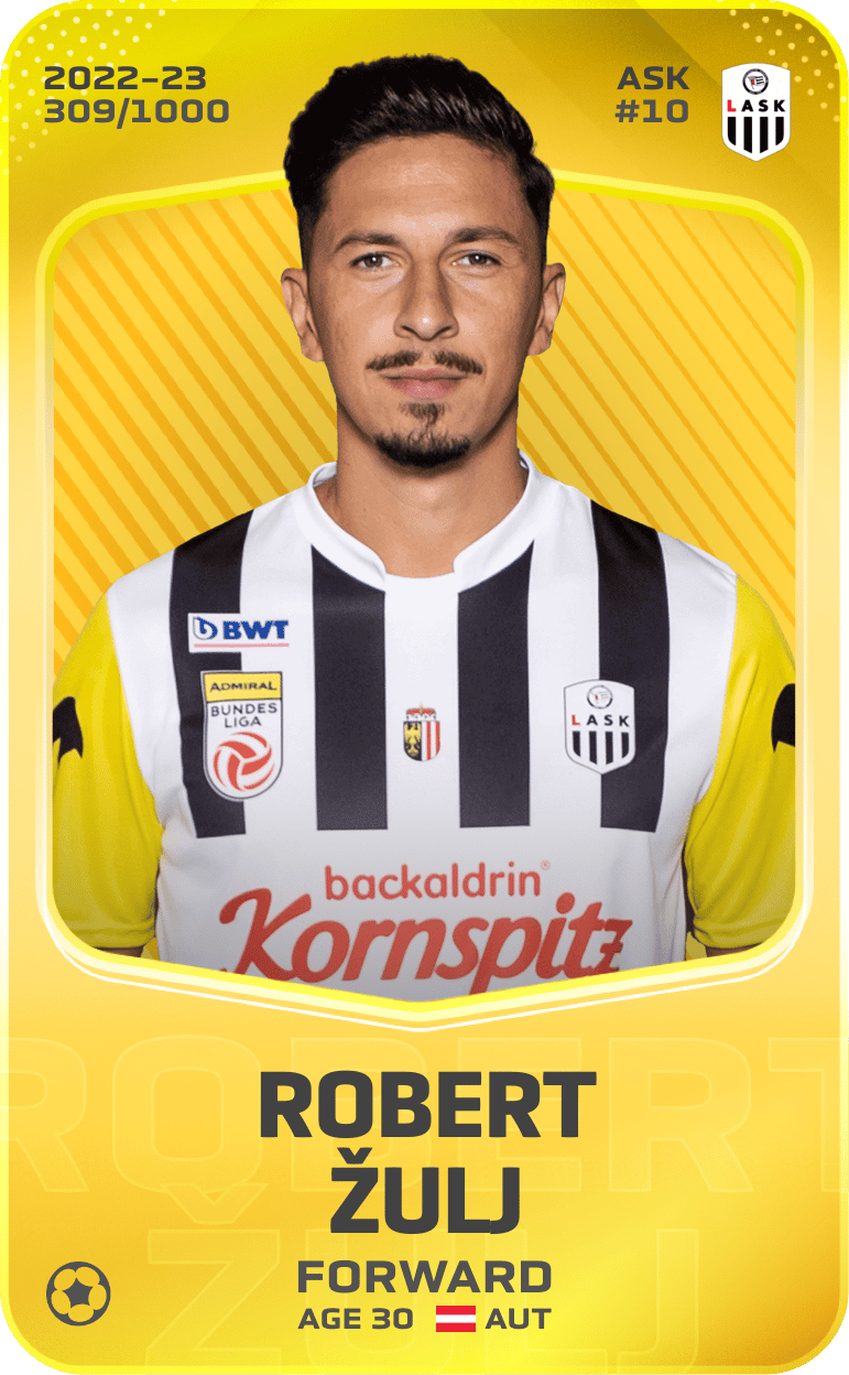 Robert Žulj 2022-23 • Limited 309/1000