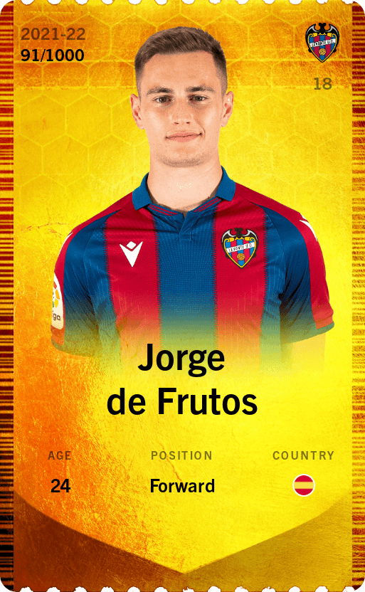 Jorge de Frutos 2021-22 • Limited 91/1000