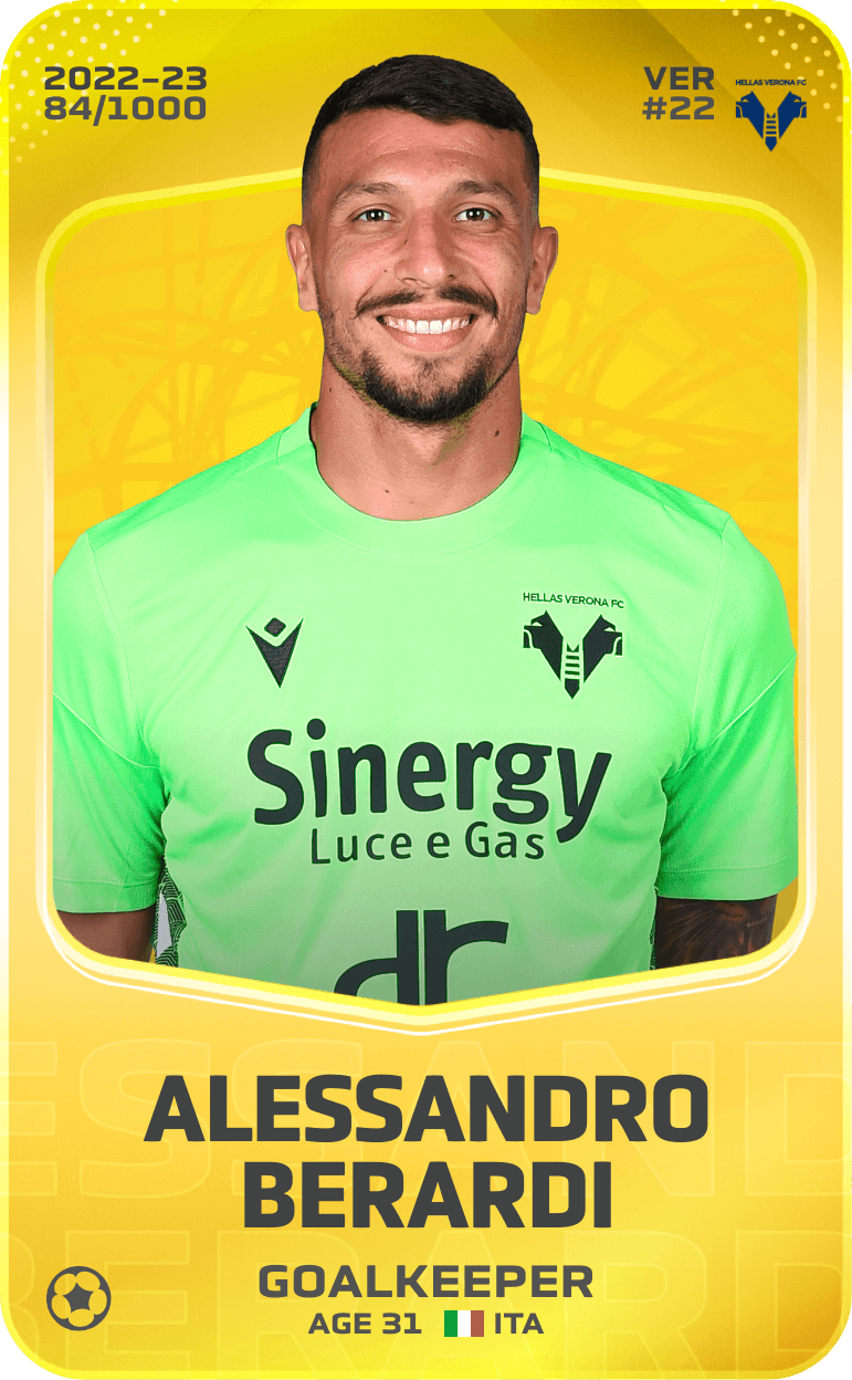 Alessandro Berardi 2022-23 • Limited 84/1000