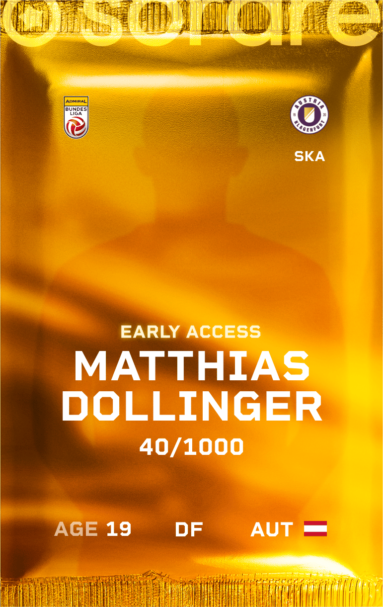 Matthias Dollinger 2024-25 • Limited 40/1000