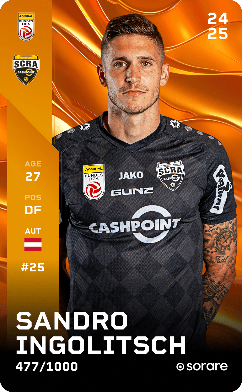 Sandro Ingolitsch 2024-25 • Limited 477/1000
