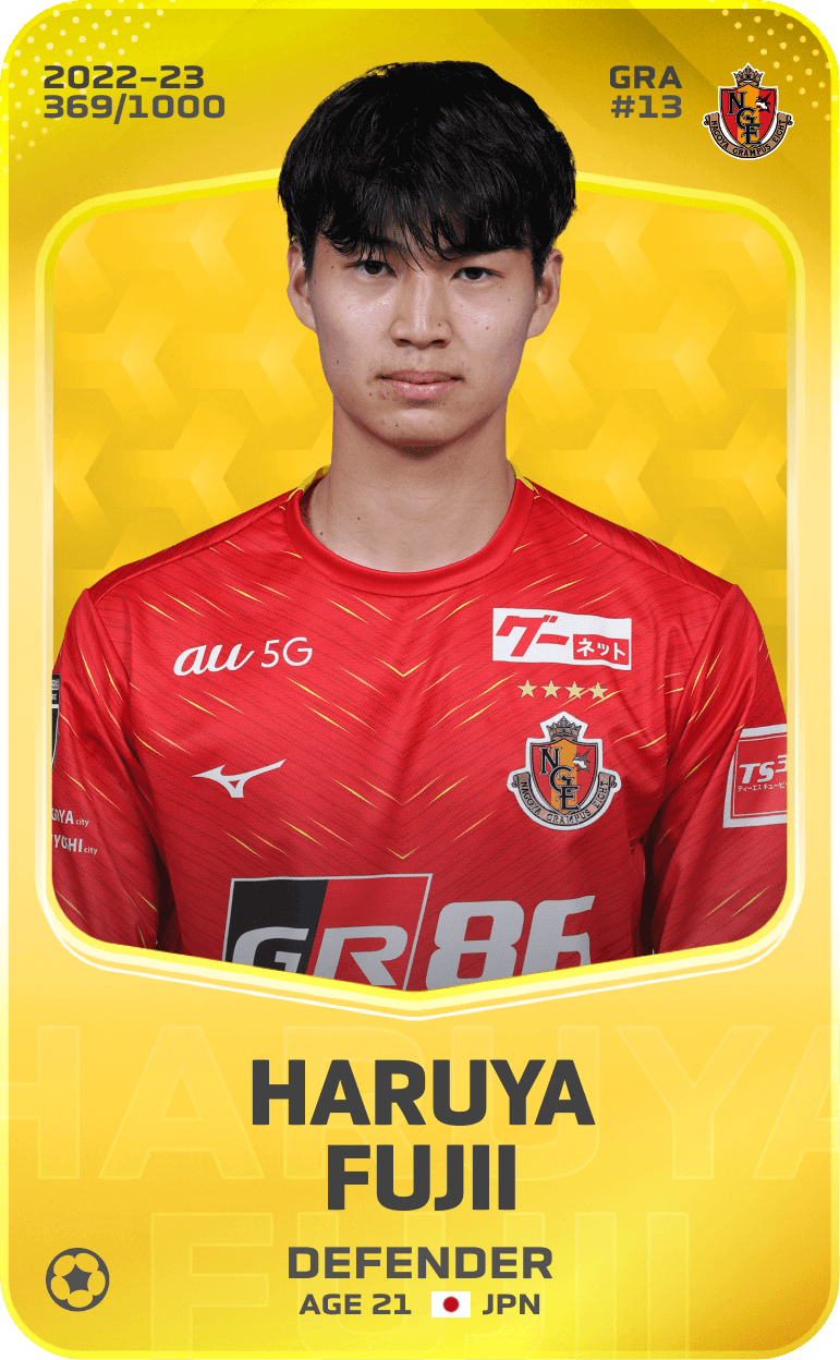 Haruya Fujii 2022-23 • Limited 369/1000