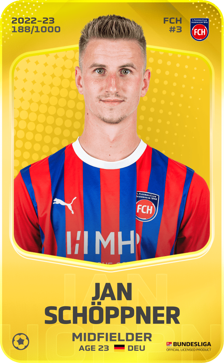 Jan Schöppner 2022-23 • Limited 188/1000
