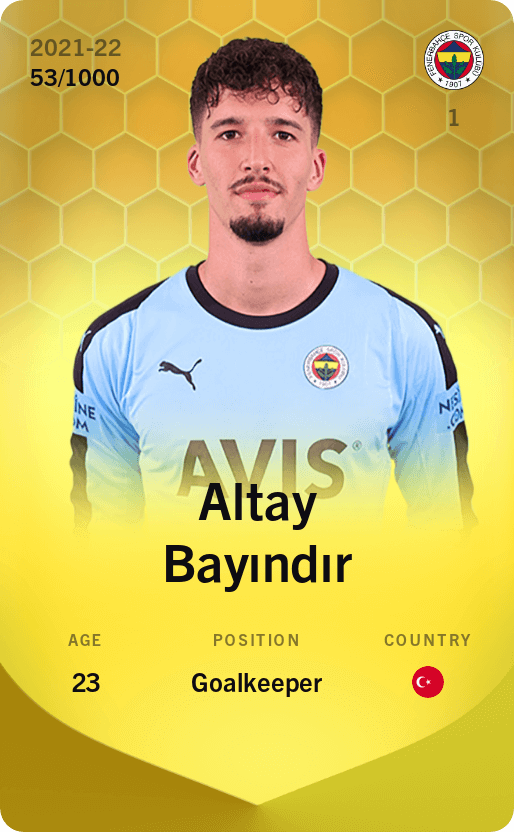 Altay Bayındır 2021-22 • Limited 53/1000