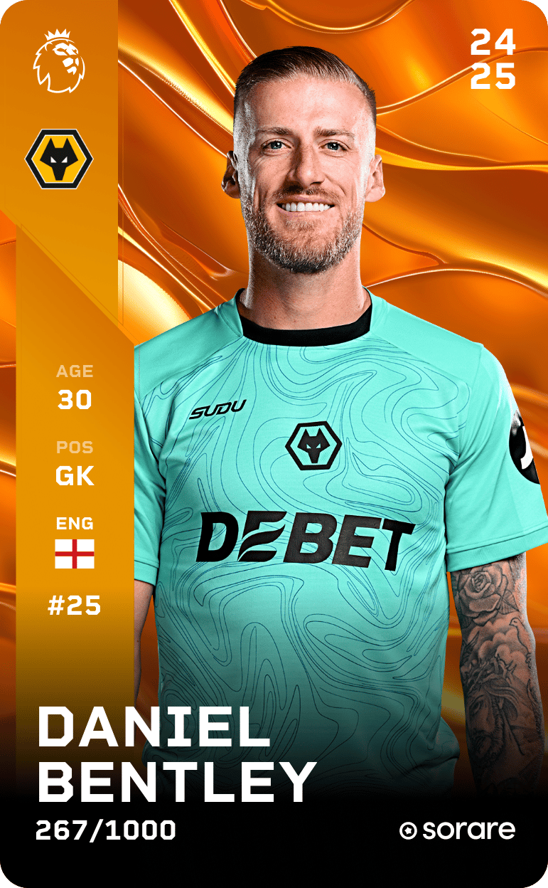 Daniel Bentley 2024-25 • Limited 267/1000