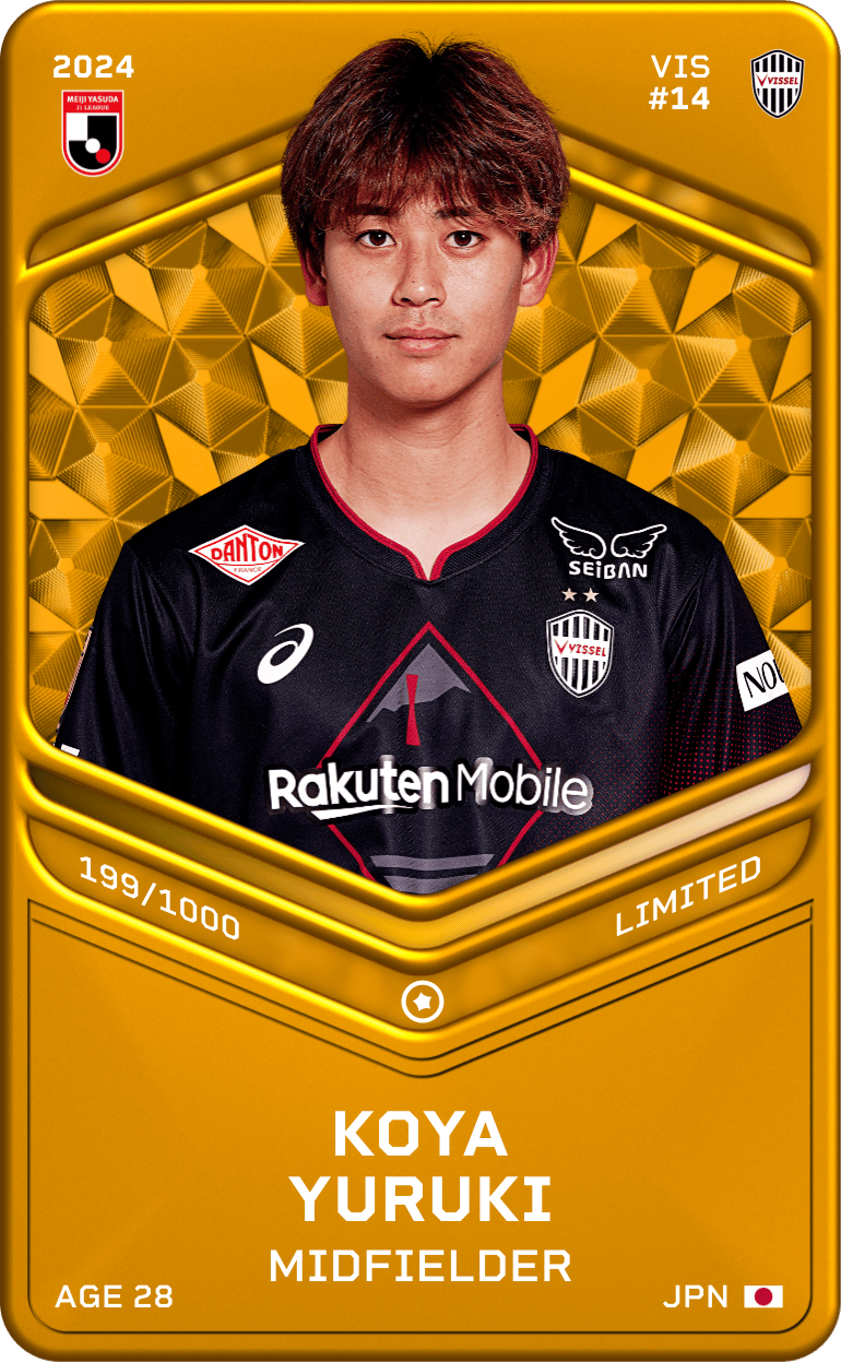 Koya Yuruki 2024-25 • Limited 199/1000